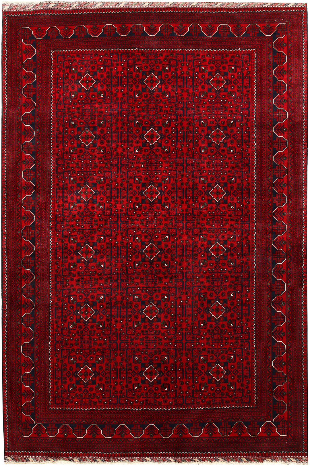 Dark Red Khal Mohammadi 6' 6 x 9' 7 - No. 67073 - ALRUG Rug Store