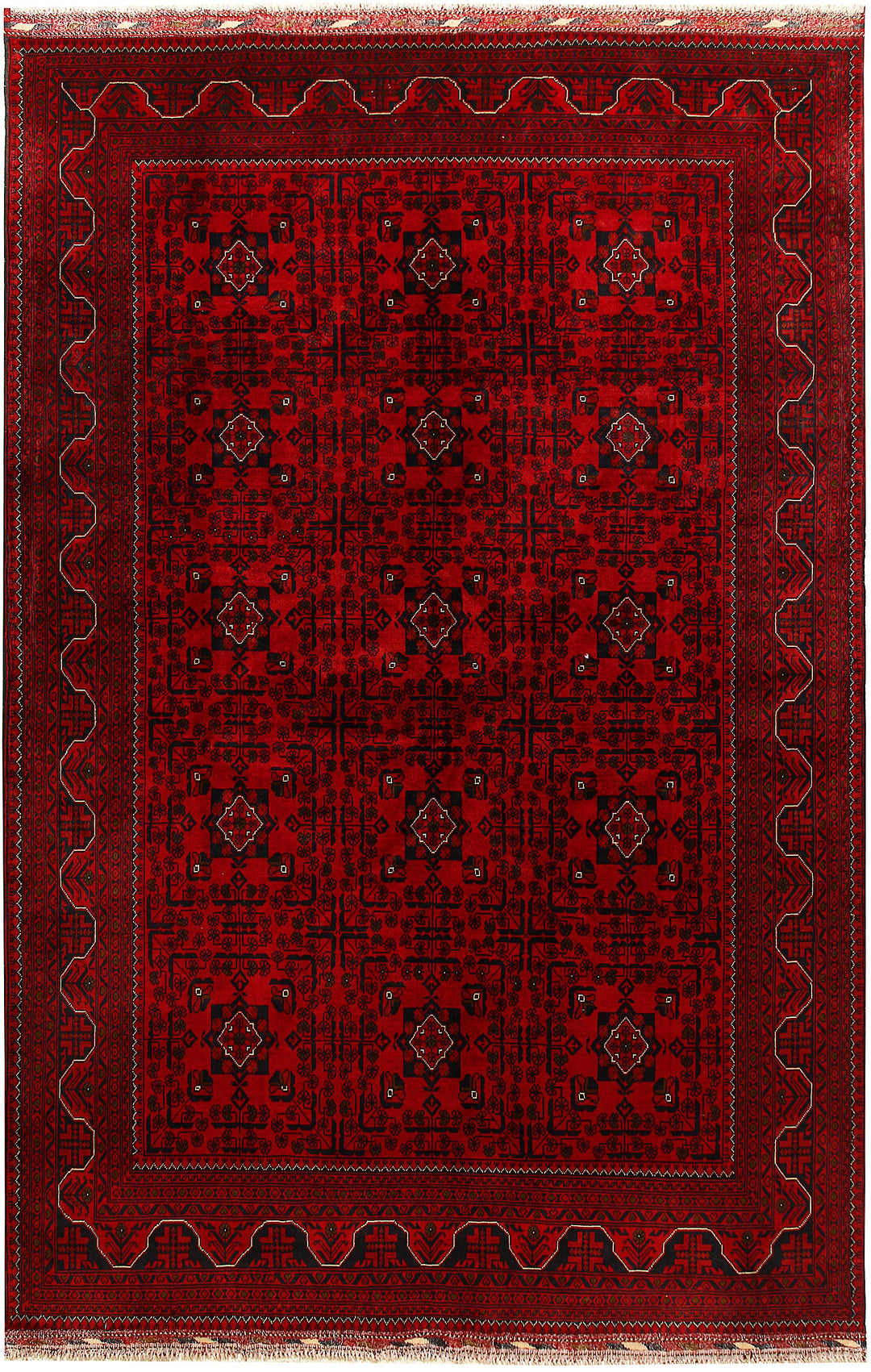 Dark Red Khal Mohammadi 6' 7 x 9' 11 - No. 67074 - ALRUG Rug Store