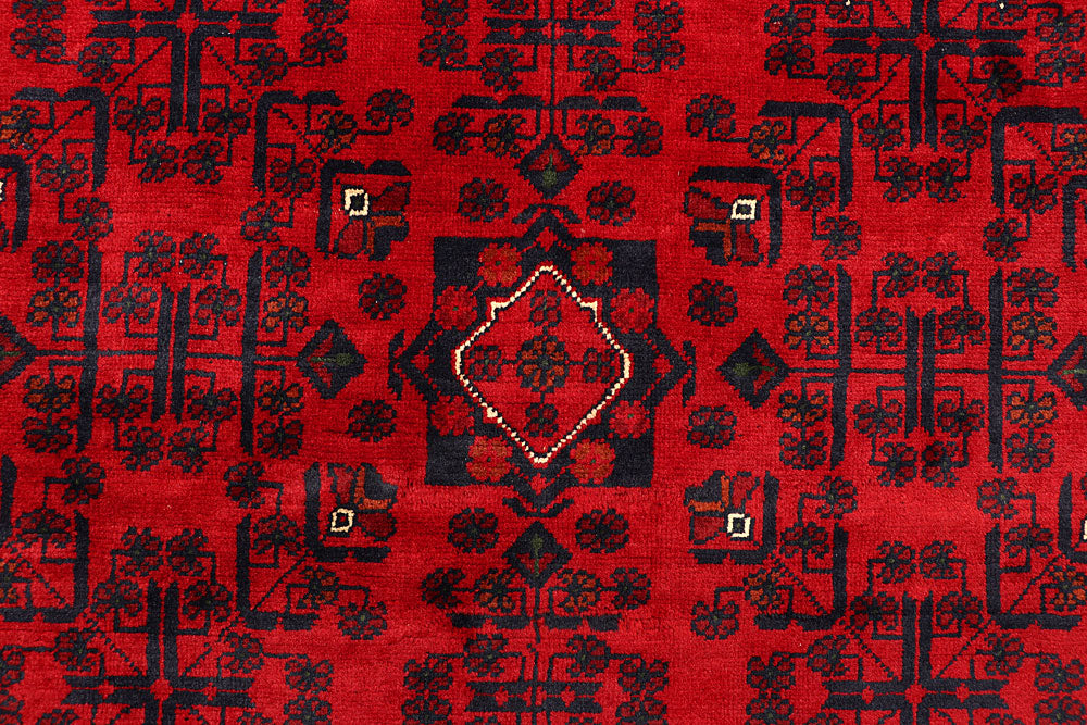 Dark Red Khal Mohammadi 6' 6 x 9' 9 - No. 67075 - ALRUG Rug Store