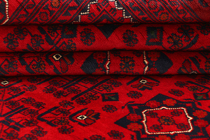 Dark Red Khal Mohammadi 6' 6 x 9' 9 - No. 67075 - ALRUG Rug Store