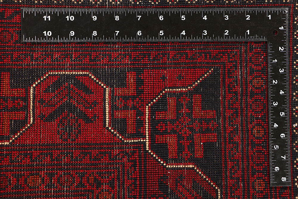 Dark Red Khal Mohammadi 6' 6 x 9' 9 - No. 67075 - ALRUG Rug Store