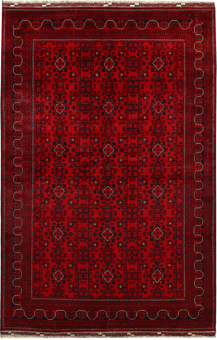 Dark Red Khal Mohammadi 6' 6 x 9' 9 - No. 67075 - ALRUG Rug Store