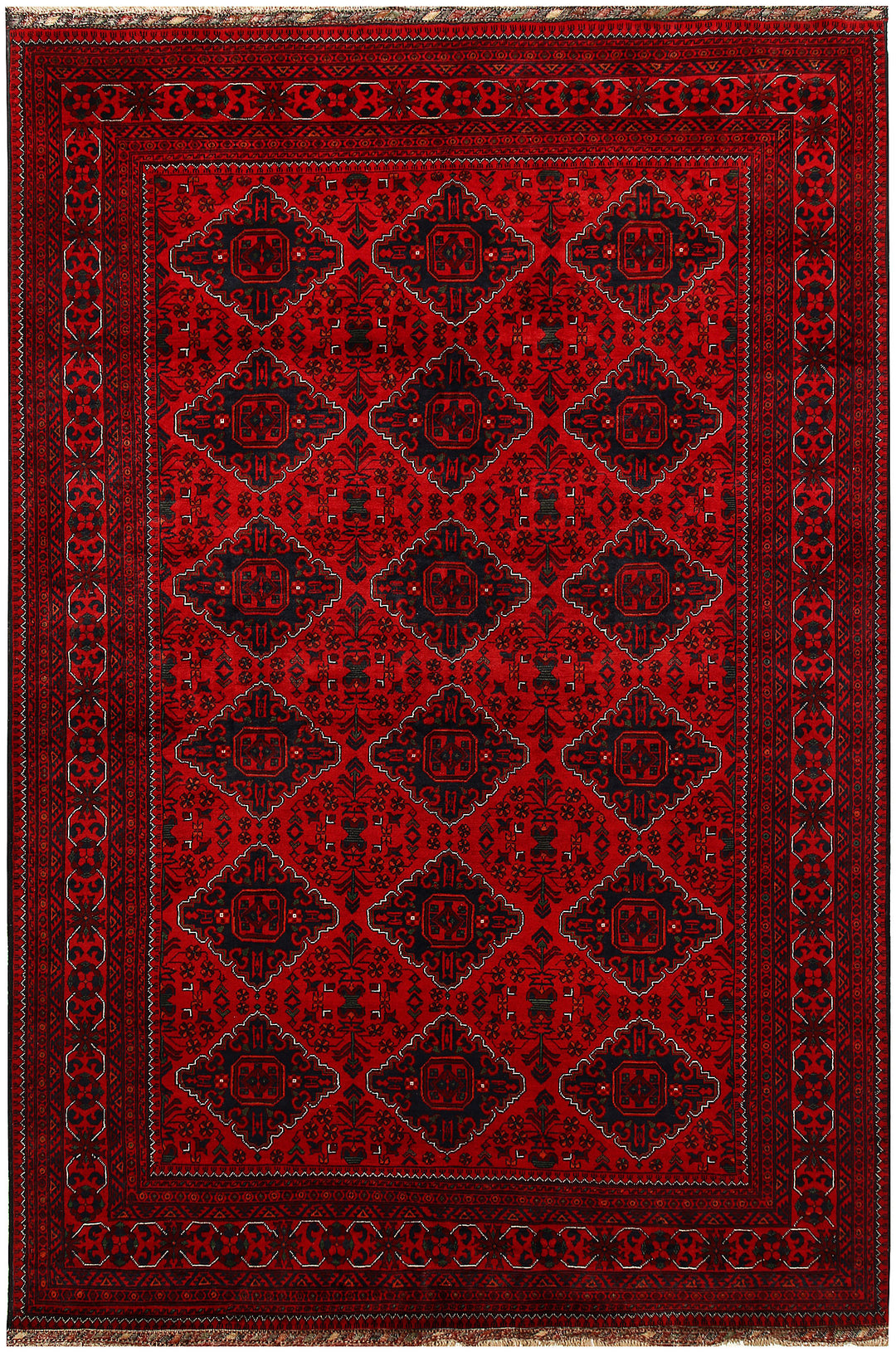 Dark Red Khal Mohammadi 6' 7 x 9' 8 - No. 67076 - ALRUG Rug Store