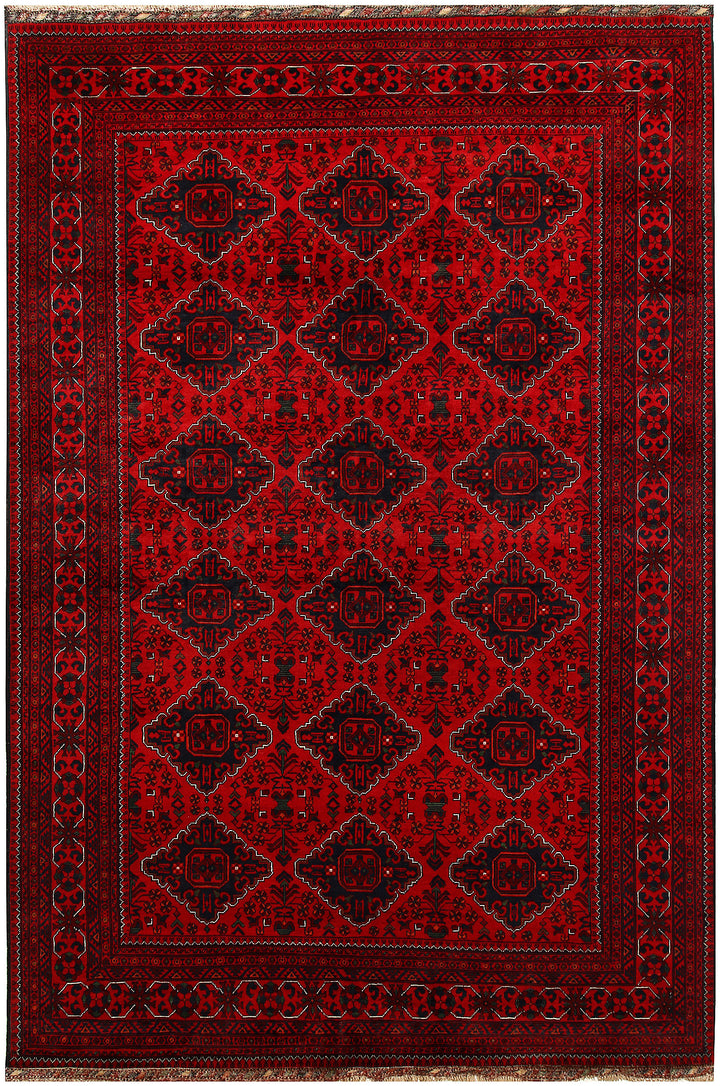 Dark Red Khal Mohammadi 6' 7 x 9' 8 - No. 67076 - ALRUG Rug Store