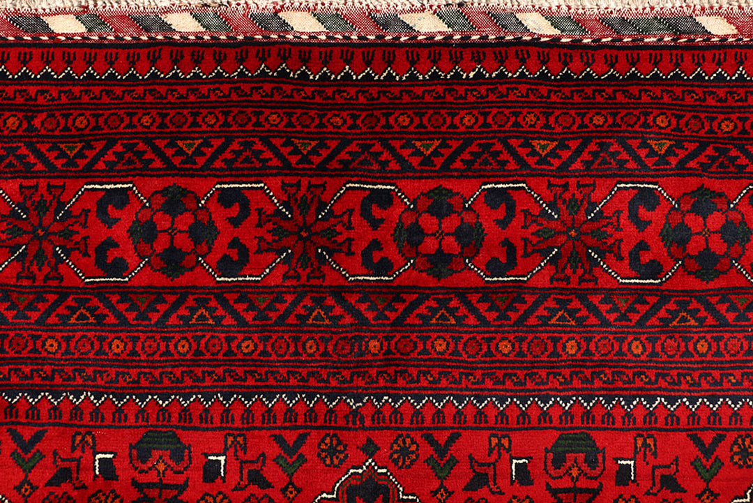 Dark Red Khal Mohammadi 6'  6" x 9'  1" - No. QA78534