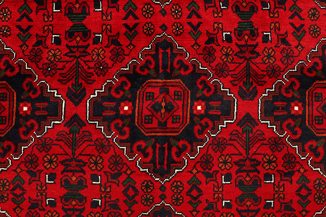 Dark Red Khal Mohammadi 6'  6" x 9'  1" - No. QA78534