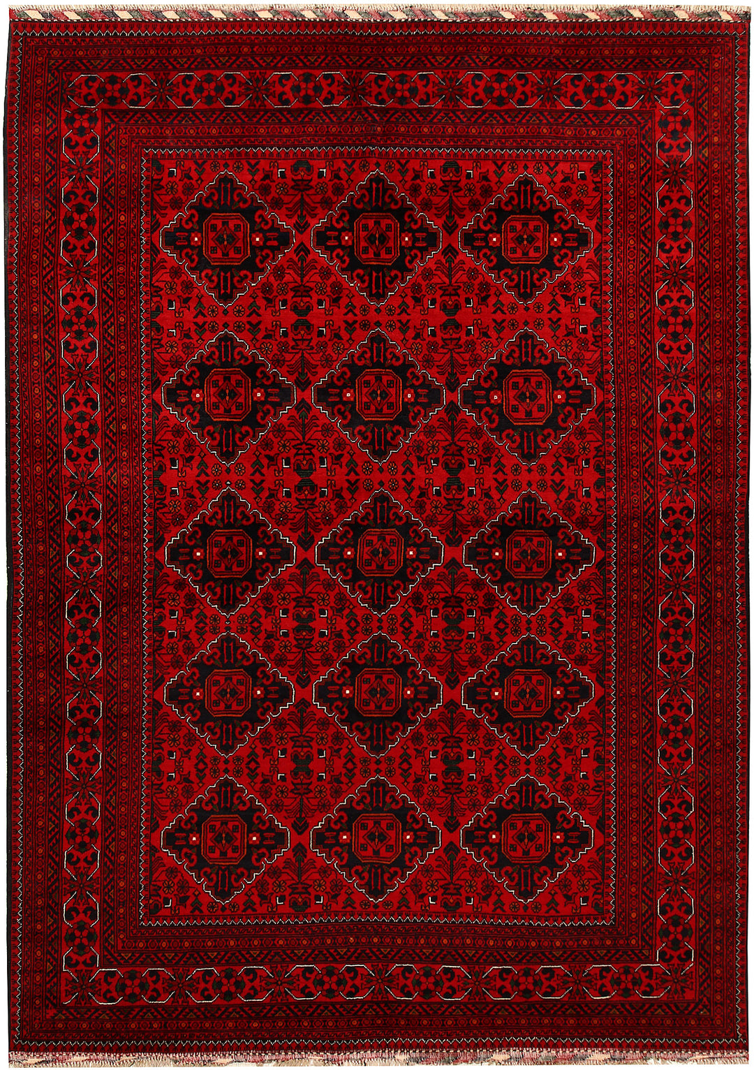 Dark Red Khal Mohammadi 6' 6 x 9' 1 - No. 67077 - ALRUG Rug Store