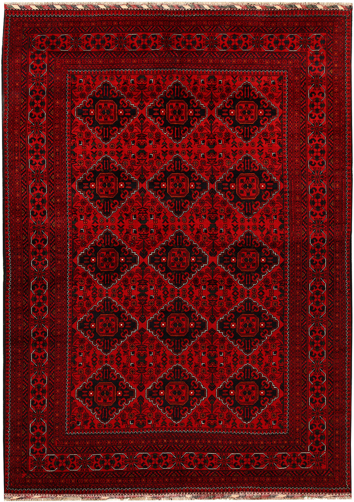 Dark Red Khal Mohammadi 6'  6" x 9'  1" - No. QA78534