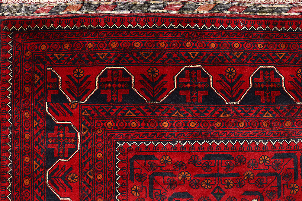 Dark Red Khal Mohammadi 6' 6 x 9' 7 - No. 67078 - ALRUG Rug Store