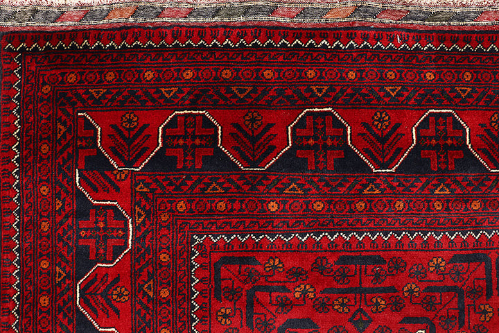 Dark Red Khal Mohammadi 6' 6 x 9' 7 - No. 67078 - ALRUG Rug Store