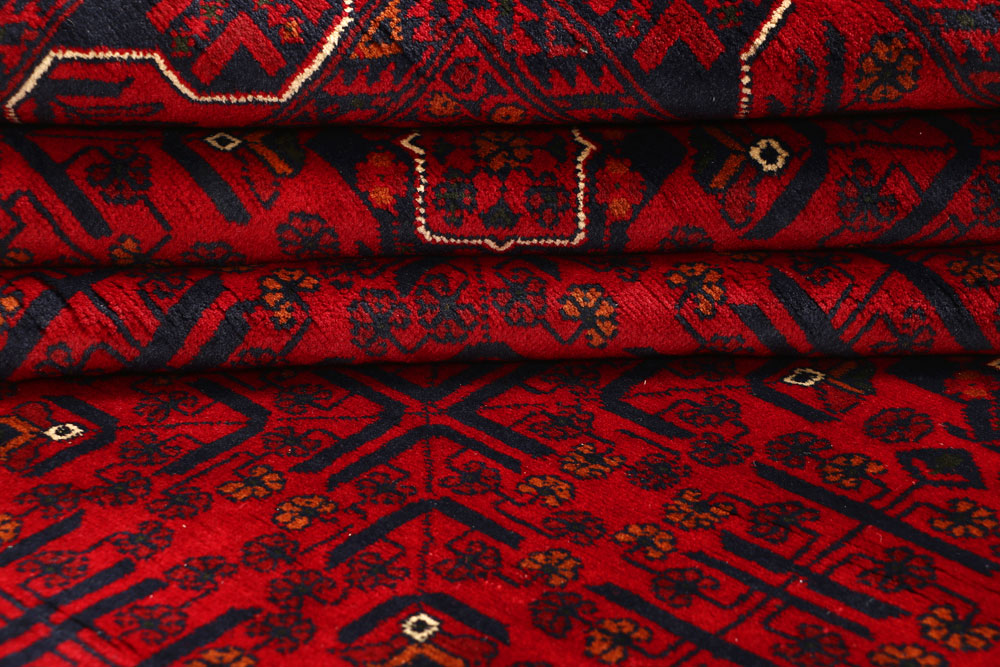 Dark Red Khal Mohammadi 6' 6 x 9' 7 - No. 67078 - ALRUG Rug Store