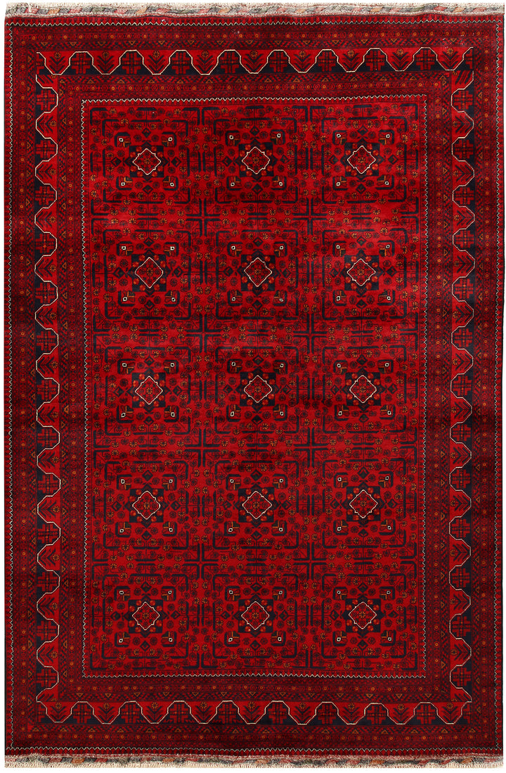 Dark Red Khal Mohammadi 6' 6 x 9' 7 - No. 67078 - ALRUG Rug Store