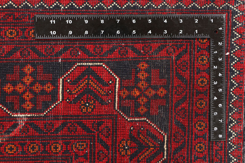 Dark Red Khal Mohammadi 6' 5 x 9' 6 - No. 67081 - ALRUG Rug Store