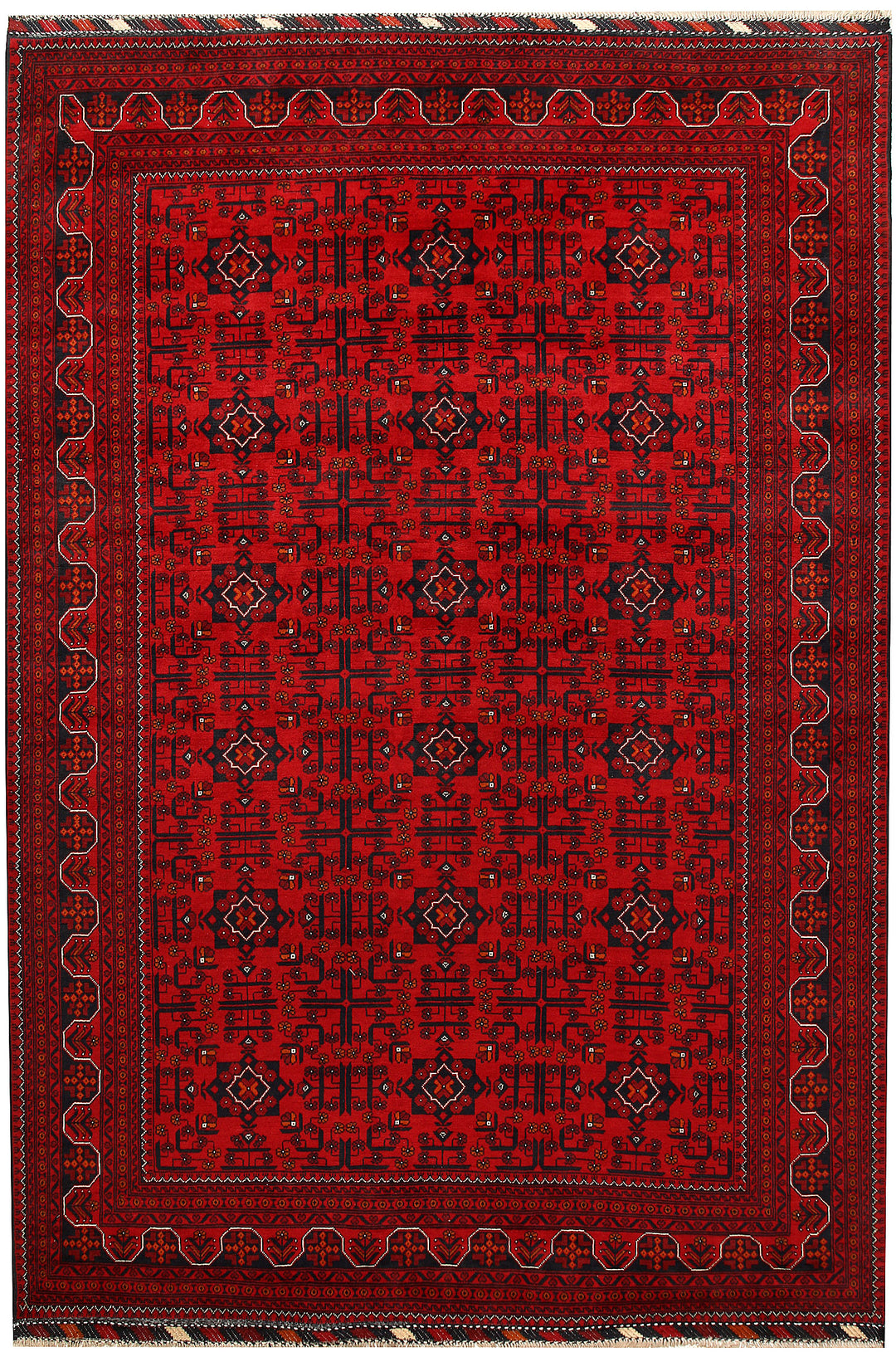 Dark Red Khal Mohammadi 6' 5 x 9' 6 - No. 67081 - ALRUG Rug Store
