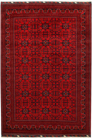 Dark Red Khal Mohammadi 6'  5" x 9'  6" - No. QA99404