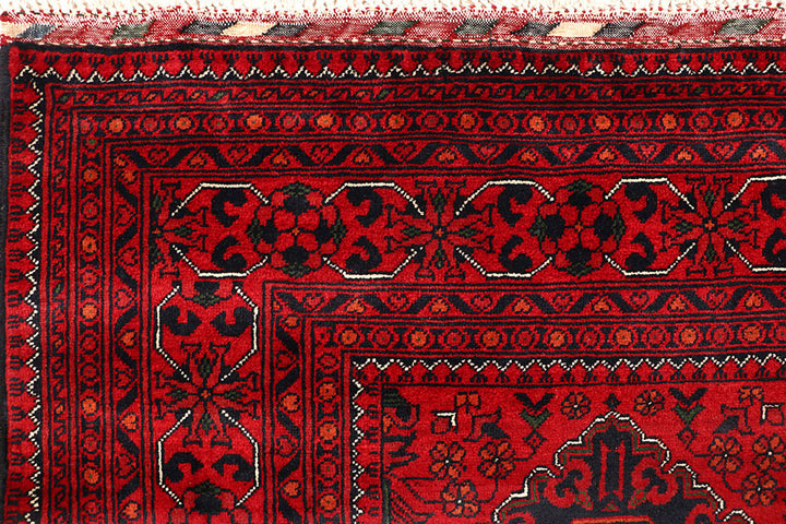 Dark Red Khal Mohammadi 6'  6" x 9'  3" - No. QA89895