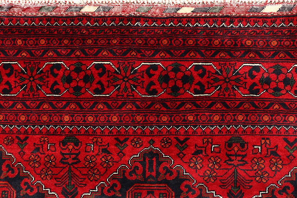 Dark Red Khal Mohammadi 6' 6 x 9' 3 - No. 67082 - ALRUG Rug Store