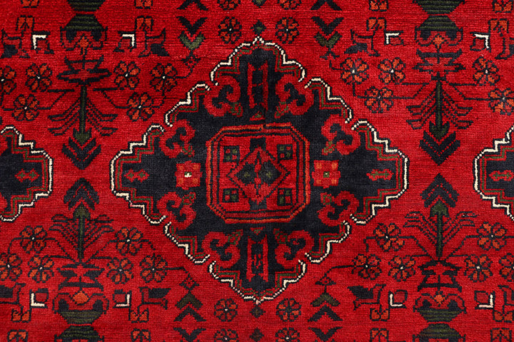 Dark Red Khal Mohammadi 6'  6" x 9'  3" - No. QA89895