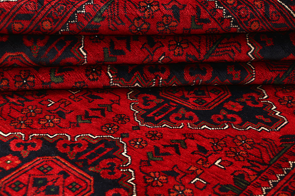 Dark Red Khal Mohammadi 6' 6 x 9' 3 - No. 67082 - ALRUG Rug Store