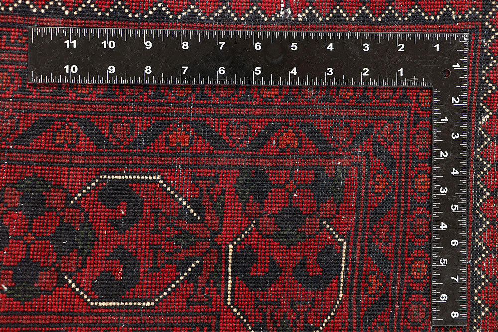 Dark Red Khal Mohammadi 6' 6 x 9' 3 - No. 67082 - ALRUG Rug Store