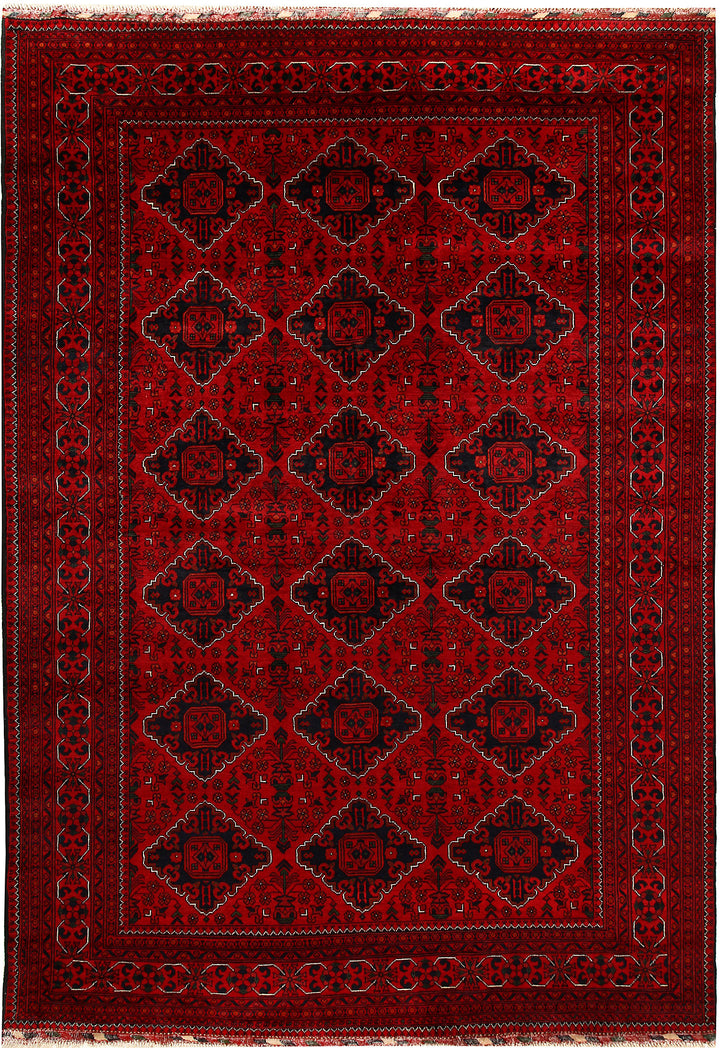 Dark Red Khal Mohammadi 6' 6 x 9' 3 - No. 67082 - ALRUG Rug Store