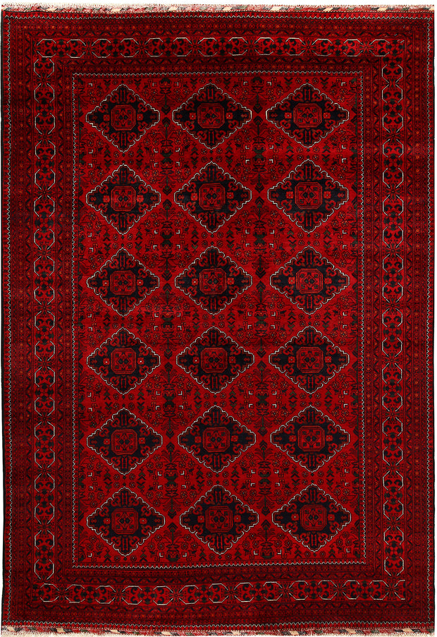 Dark Red Khal Mohammadi 6'  6" x 9'  3" - No. QA89895