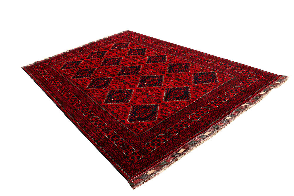 Dark Red Khal Mohammadi 6' 6 x 9' 6 - No. 67083 - ALRUG Rug Store