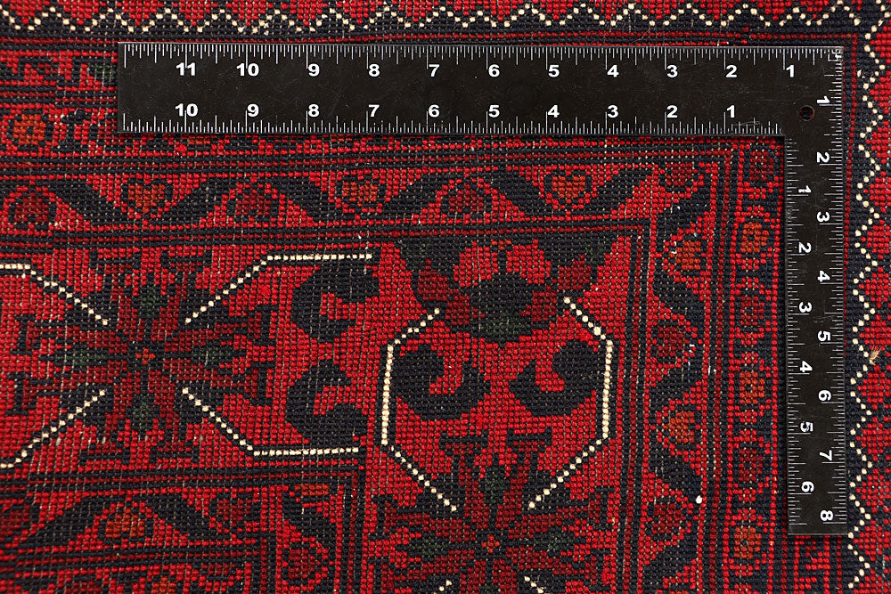Dark Red Khal Mohammadi 6' 6 x 9' 6 - No. 67083 - ALRUG Rug Store