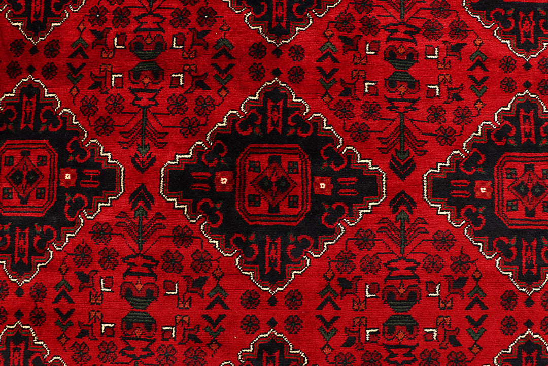 Dark Red Khal Mohammadi 6'  5" x 9'  1" - No. QA12804
