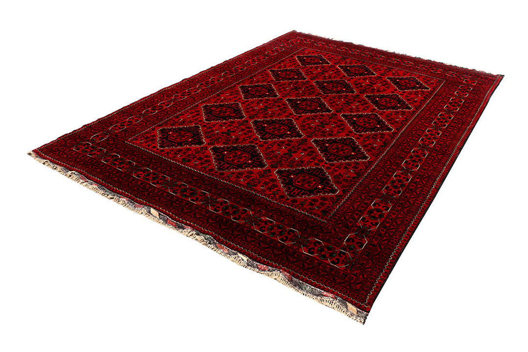 Dark Red Khal Mohammadi 6'  5" x 9'  1" - No. QA12804