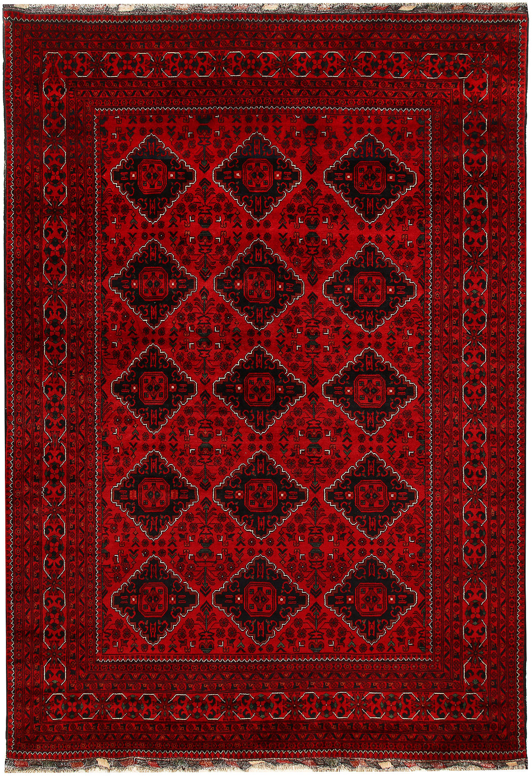 Dark Red Khal Mohammadi 6' 5 x 9' 1 - No. 67084 - ALRUG Rug Store