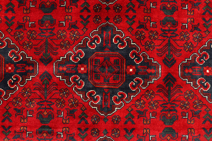 Dark Red Khal Mohammadi 6'  5" x 9'  6" - No. QA24710
