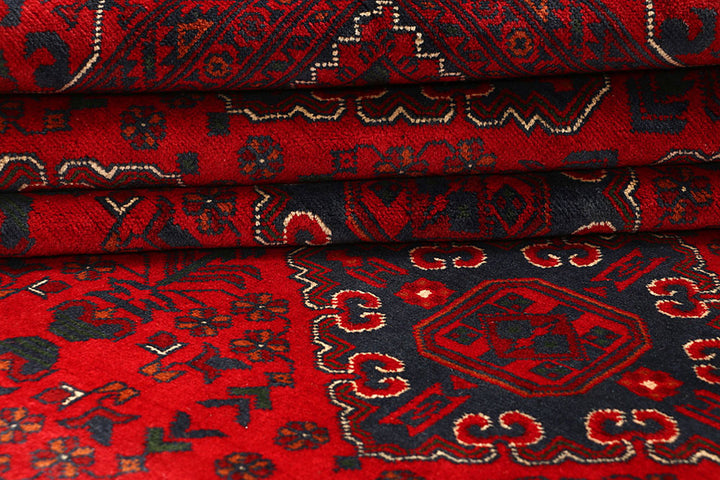 Dark Red Khal Mohammadi 6'  5" x 9'  6" - No. QA24710