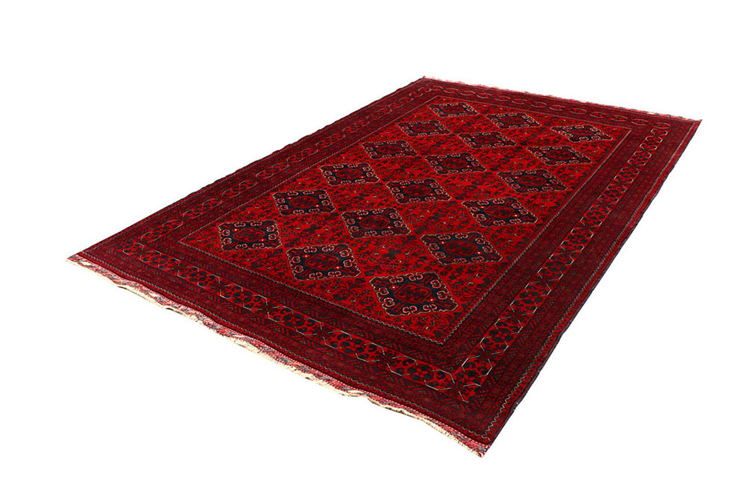 Dark Red Khal Mohammadi 6'  5" x 9'  6" - No. QA24710
