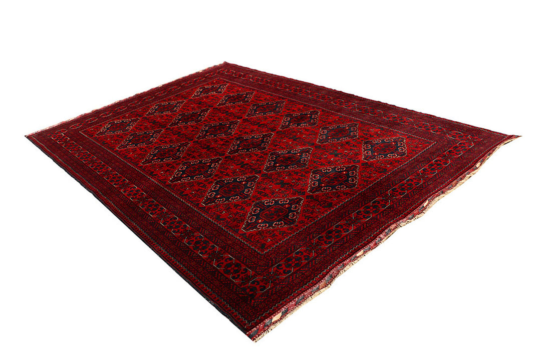 Dark Red Khal Mohammadi 6'  5" x 9'  6" - No. QA24710