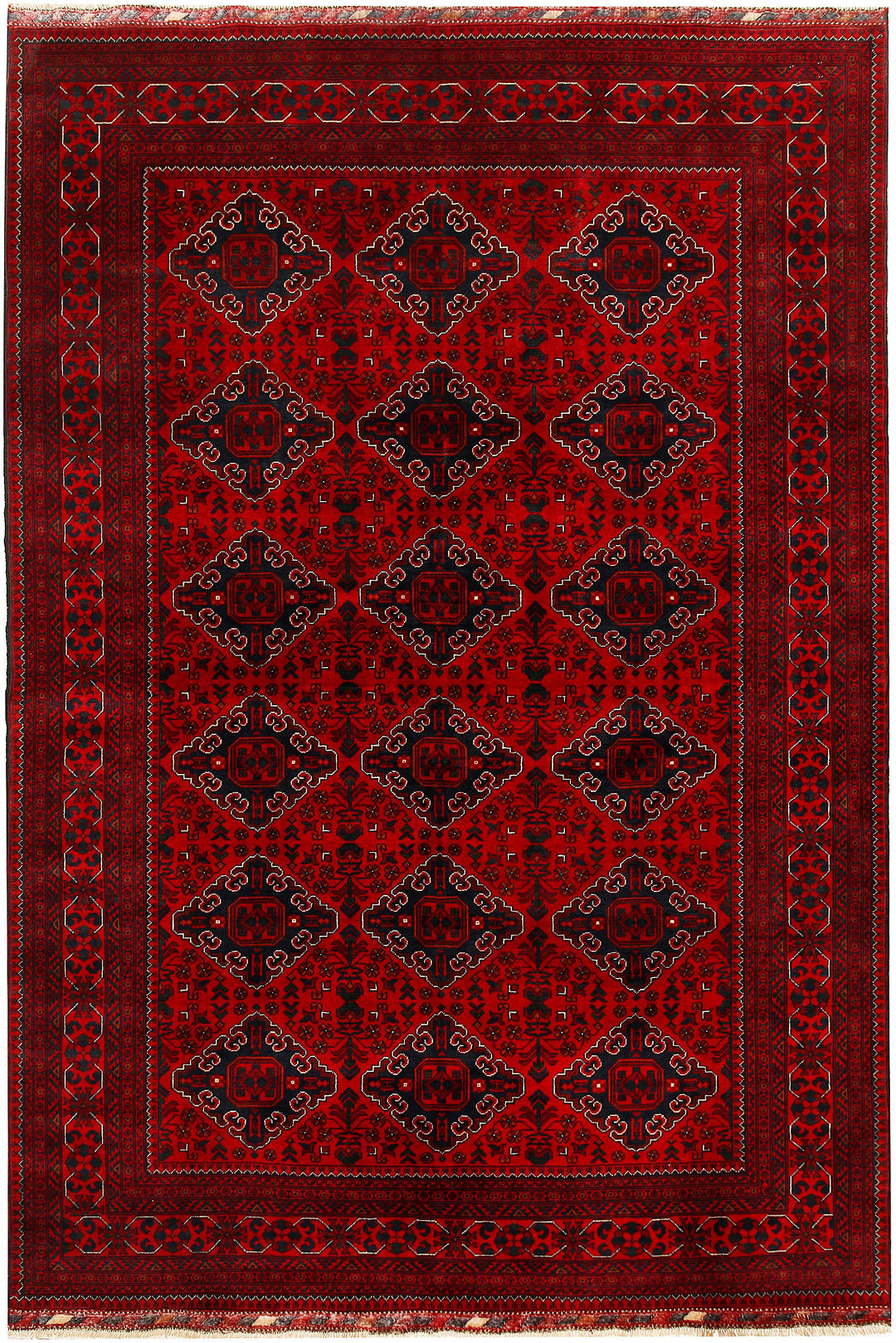 Dark Red Khal Mohammadi 6' 5 x 9' 6 - No. 67085 - ALRUG Rug Store