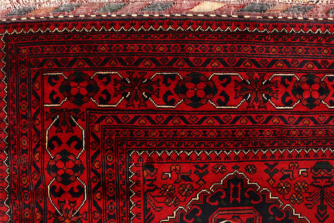 Dark Red Khal Mohammadi 6'  5" x 9'  5" - No. QA96753
