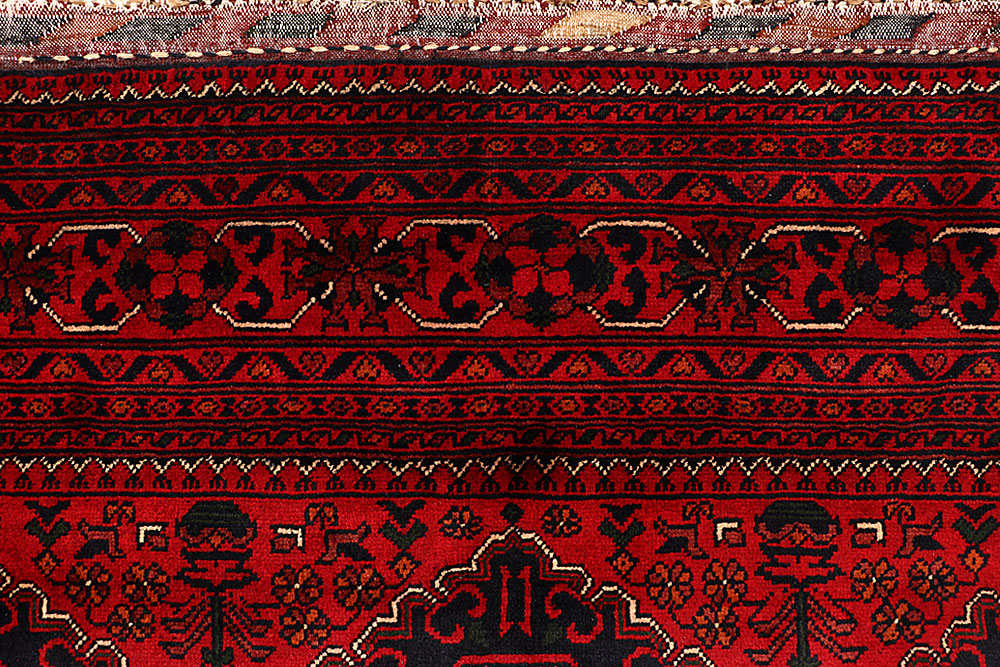 Dark Red Khal Mohammadi 6' 5 x 9' 5 - No. 67086 - ALRUG Rug Store