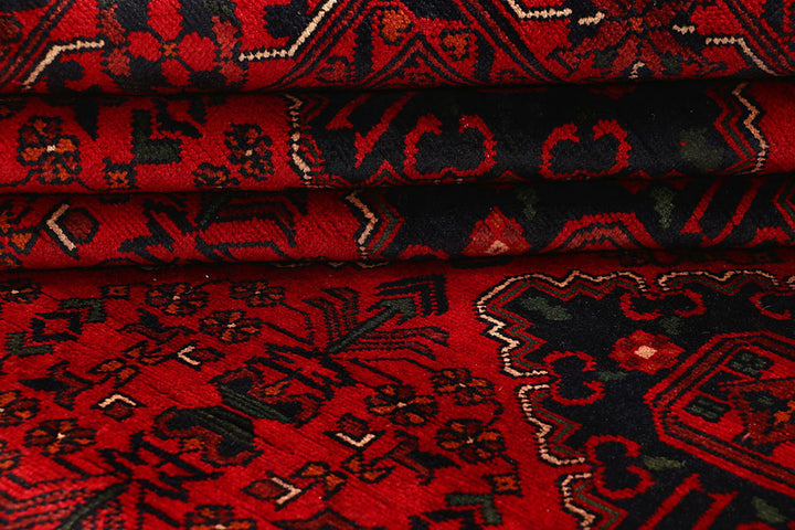 Dark Red Khal Mohammadi 6'  5" x 9'  5" - No. QA96753