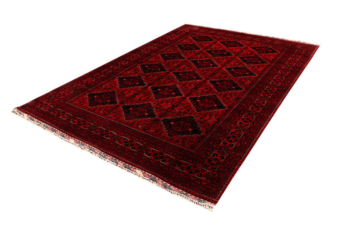 Dark Red Khal Mohammadi 6'  5" x 9'  5" - No. QA96753
