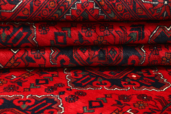 Dark Red Khal Mohammadi 6' 5 x 9' 5 - No. 67087 - ALRUG Rug Store