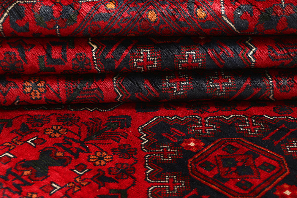 Dark Red Khal Mohammadi 6' 5 x 9' 7 - No. 67088 - ALRUG Rug Store