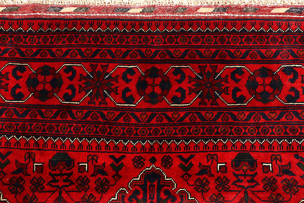 Dark Red Khal Mohammadi 6'  6" x 9'  5" - No. QA78836