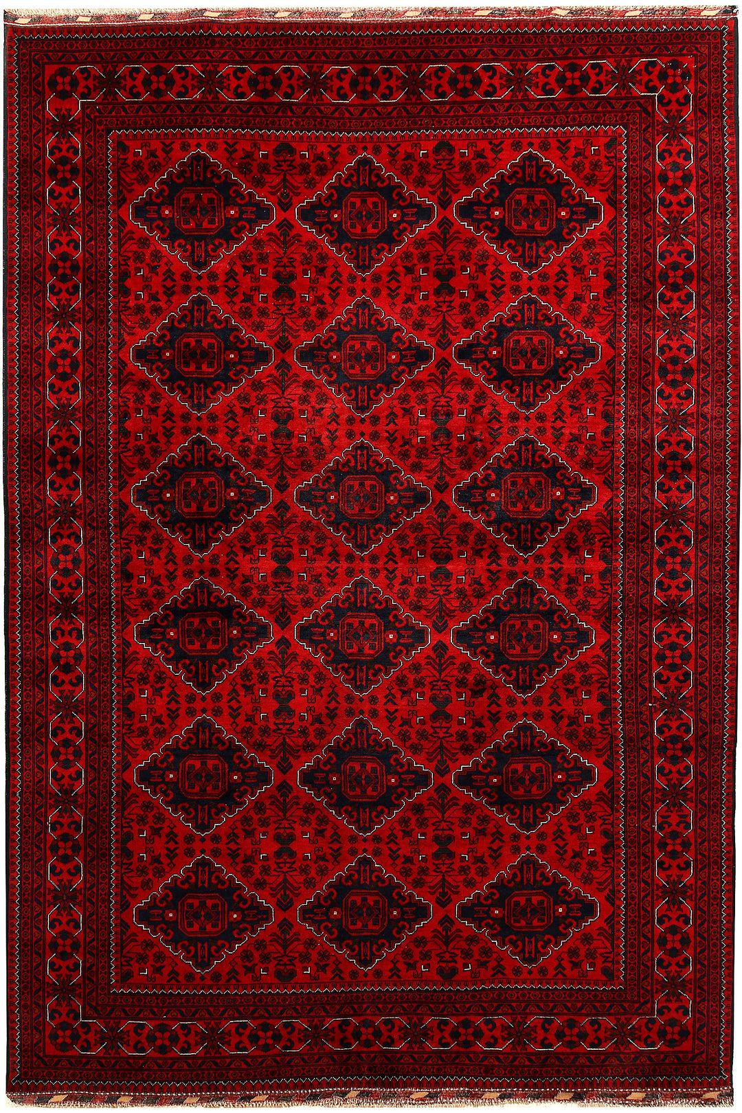 Dark Red Khal Mohammadi 6' 6 x 9' 5 - No. 67089 - ALRUG Rug Store