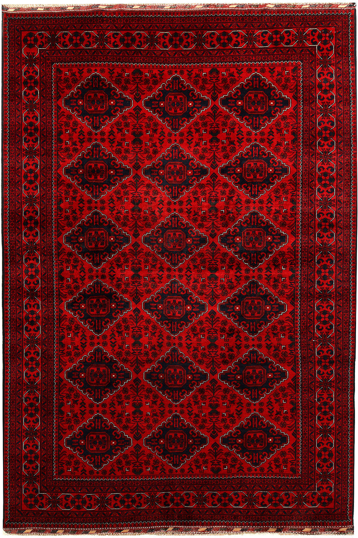 Dark Red Khal Mohammadi 6' 6 x 9' 5 - No. 67089 - ALRUG Rug Store