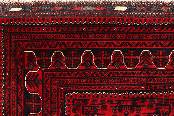 Dark Red Khal Mohammadi 6' 6 x 9' 6 - No. 67090 - ALRUG Rug Store