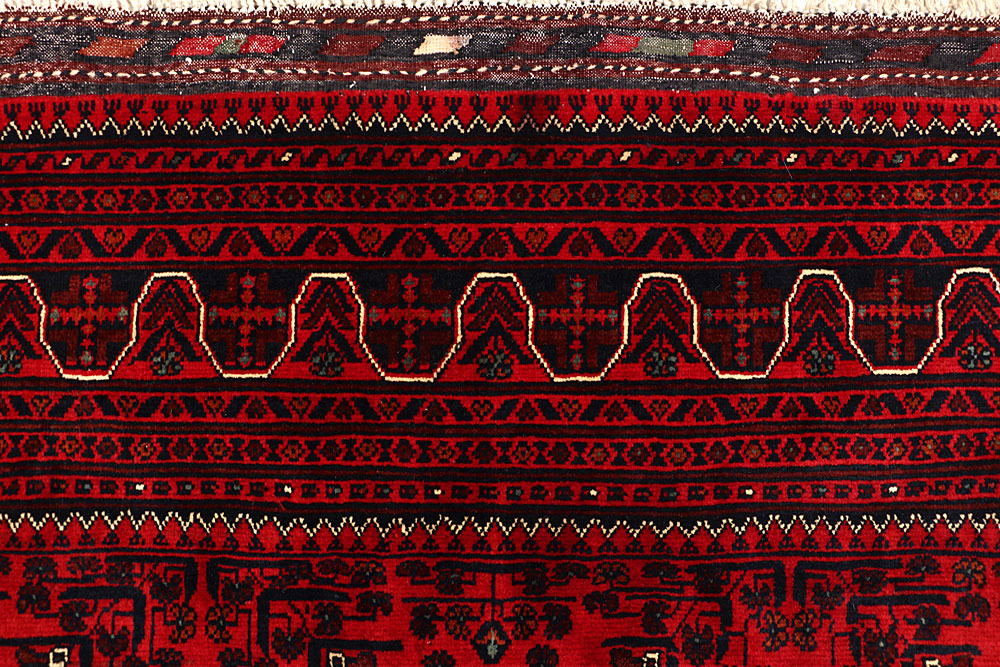 Dark Red Khal Mohammadi 6' 6 x 9' 6 - No. 67090 - ALRUG Rug Store