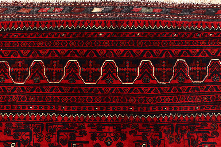 Dark Red Khal Mohammadi 6' 6 x 9' 6 - No. 67090 - ALRUG Rug Store