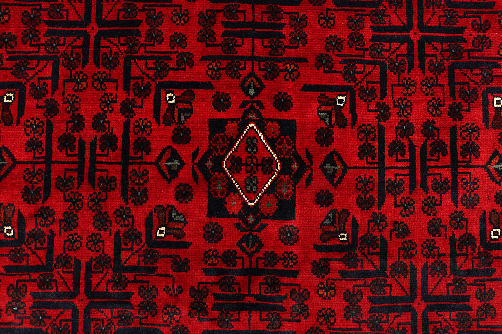 Dark Red Khal Mohammadi 6' 6 x 9' 6 - No. 67090 - ALRUG Rug Store
