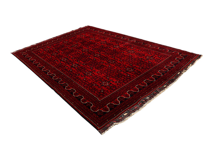 Dark Red Khal Mohammadi 6' 6 x 9' 6 - No. 67090 - ALRUG Rug Store